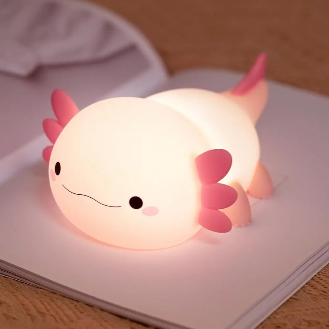 Axolotl Squishy Night Light