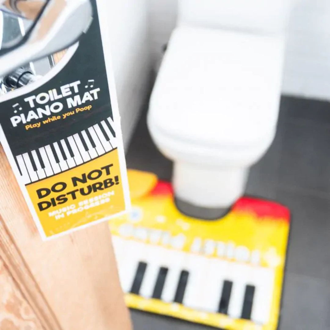 Musical Piano Toilet Mat