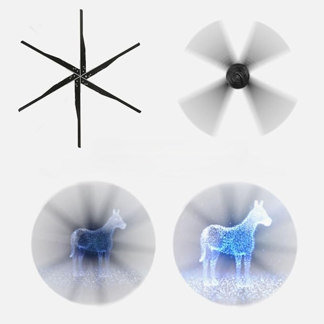 3D Hologram Projector Fan