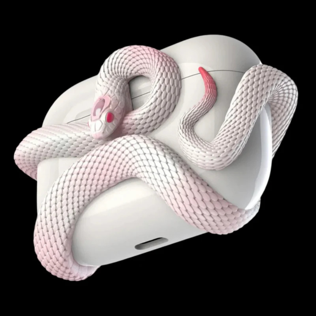 3D Snake Airpods Case