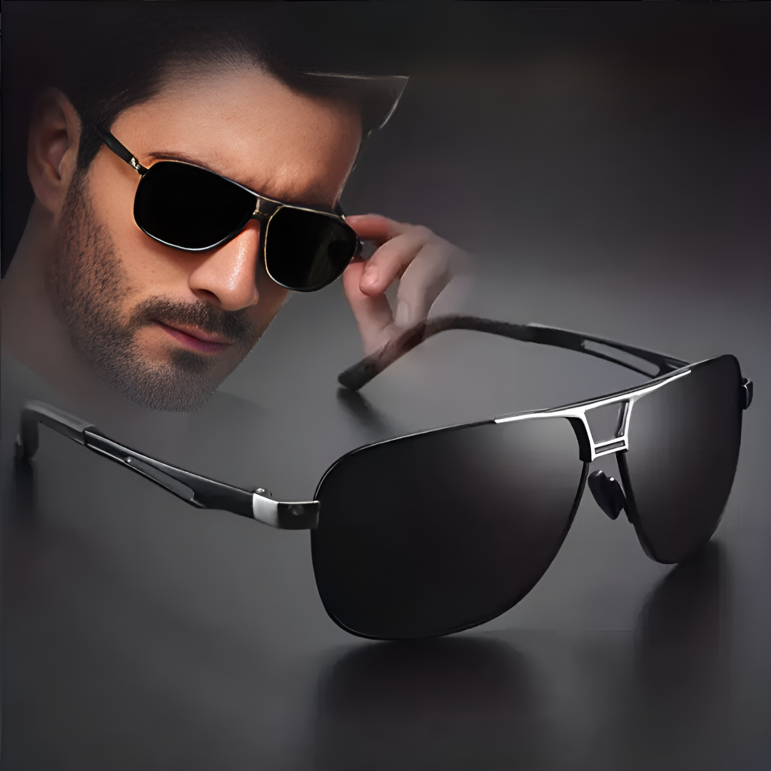 Premium Mirrored Metal Performance Sunglasses for Men