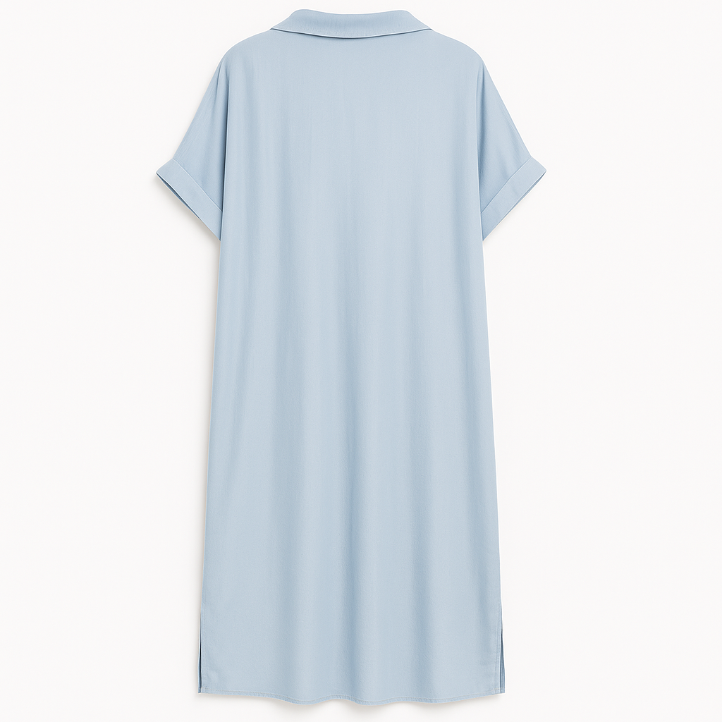 Summer Shirt Dress – Button-Up Casual Dress for Women