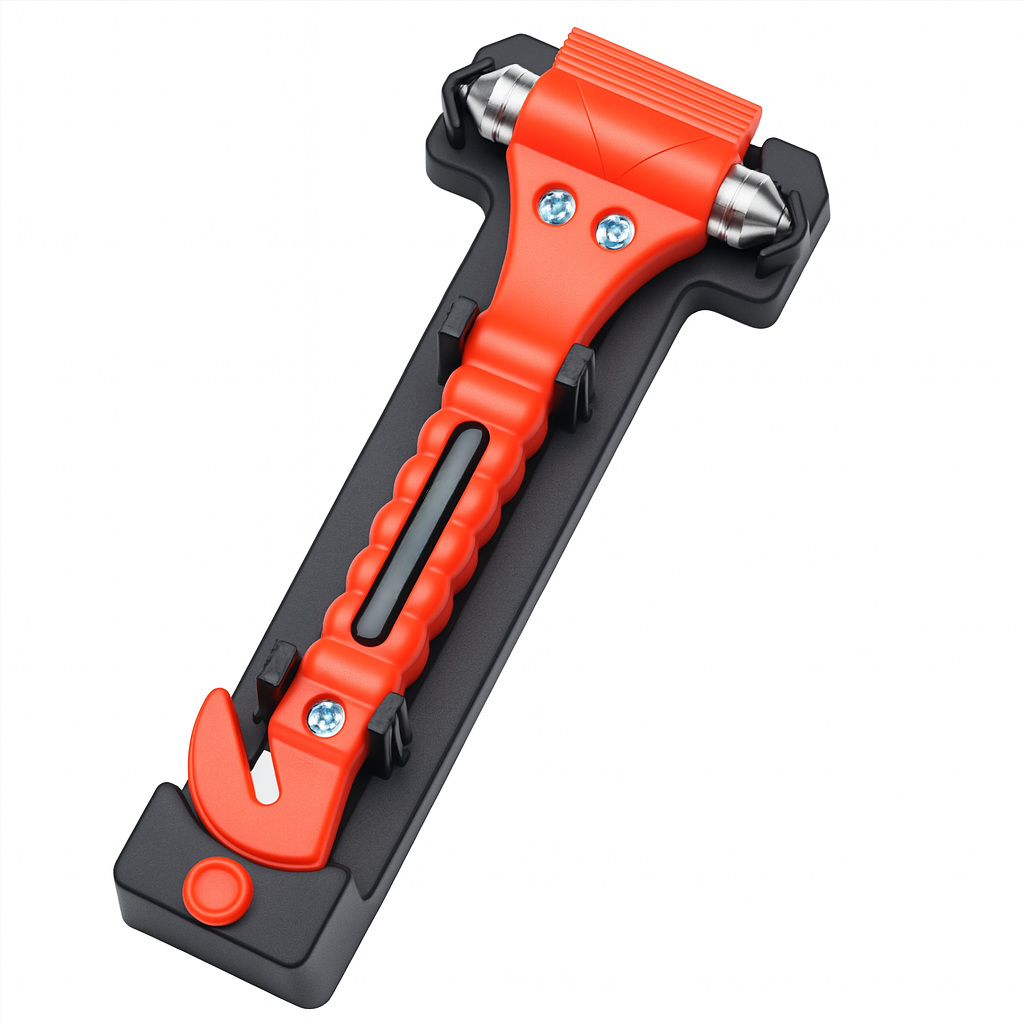 Car Window Breaker Tool – Emergency Seat Belt Cutter 2-Pack