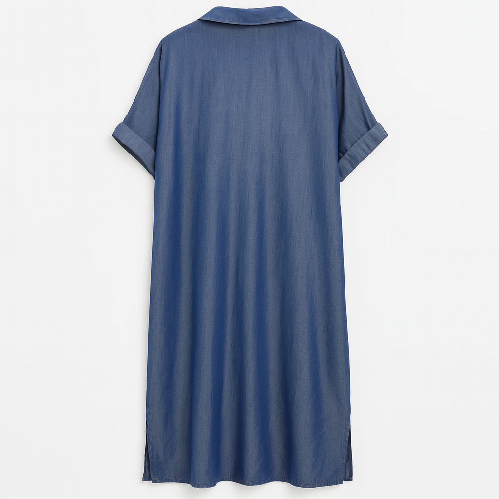 Summer Shirt Dress – Button-Up Casual Dress for Women