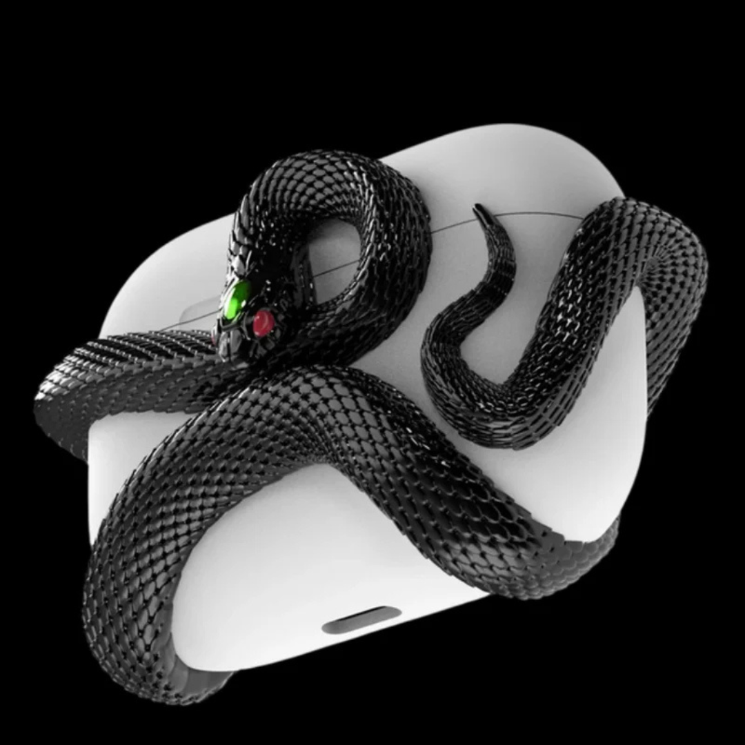 3D Snake Airpods Case