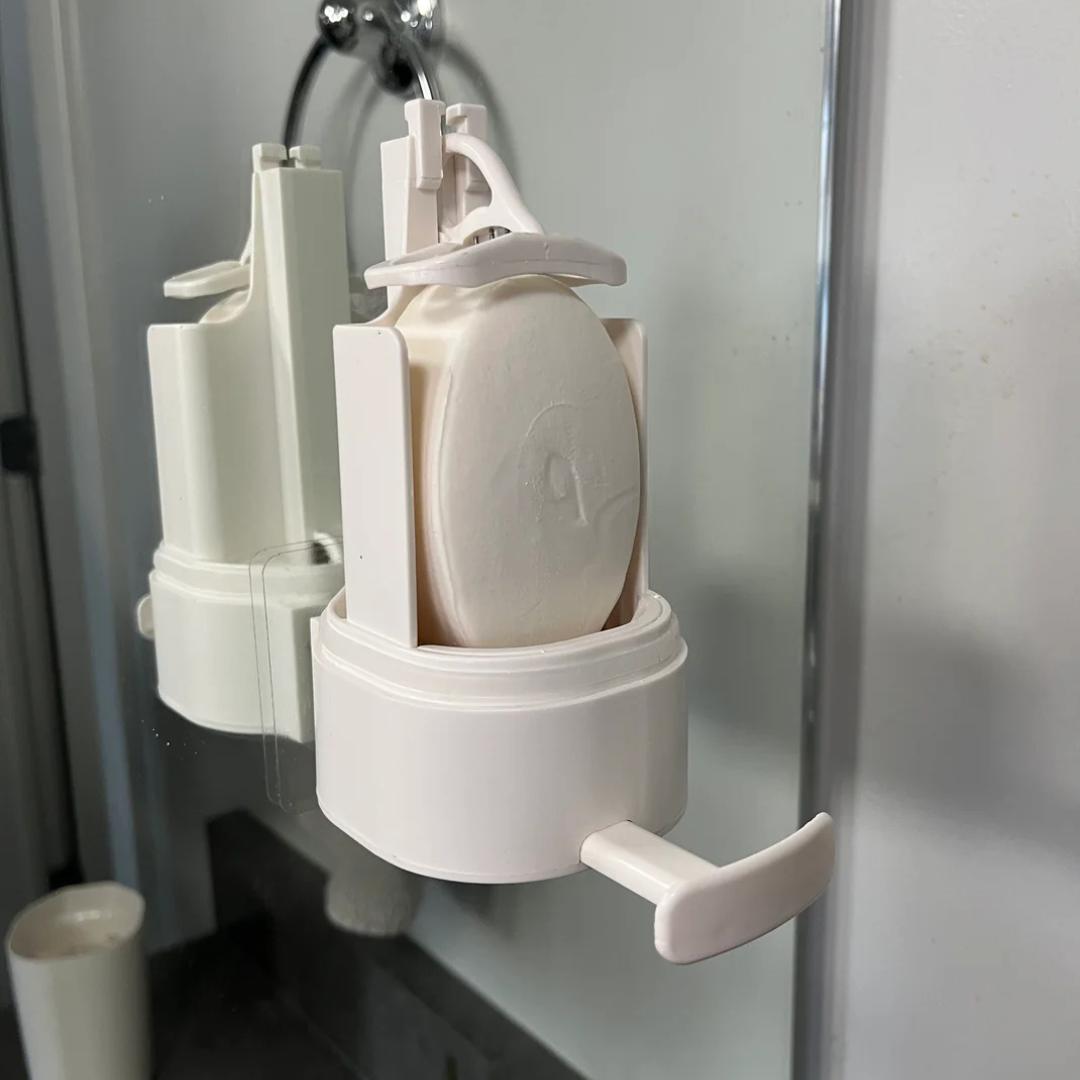 Wall-Mounted Soap Dispenser for Bar Soap