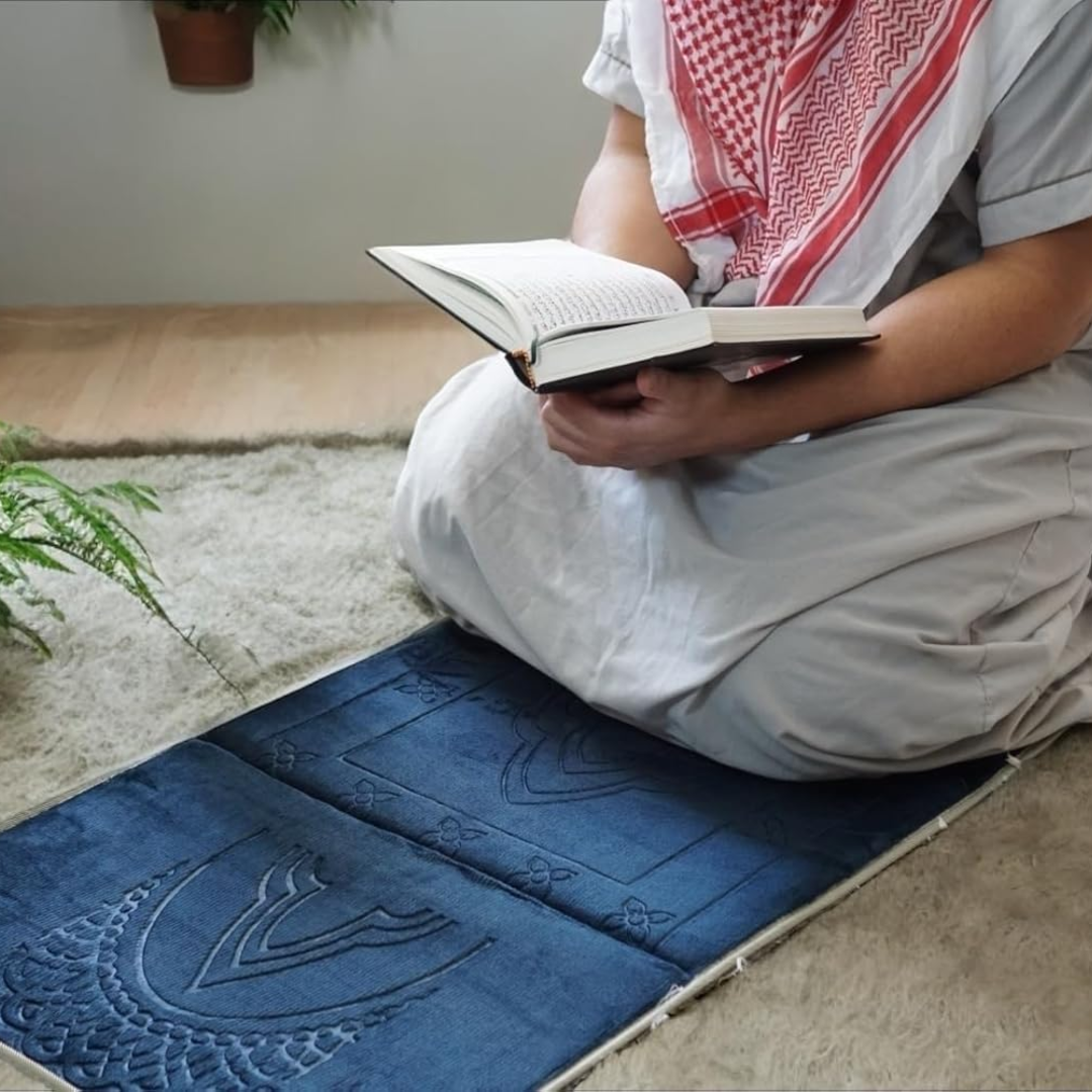 Islam Foldable Prayer Mat with Backrest