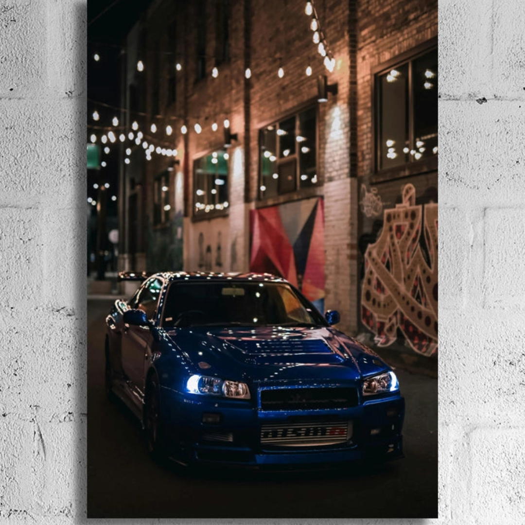 LED Car Wall Art Canvas