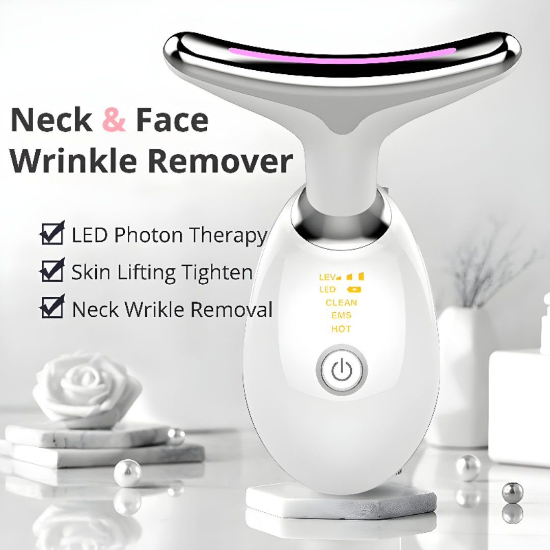 LED Neck & Face Wrinkle Remover Massager