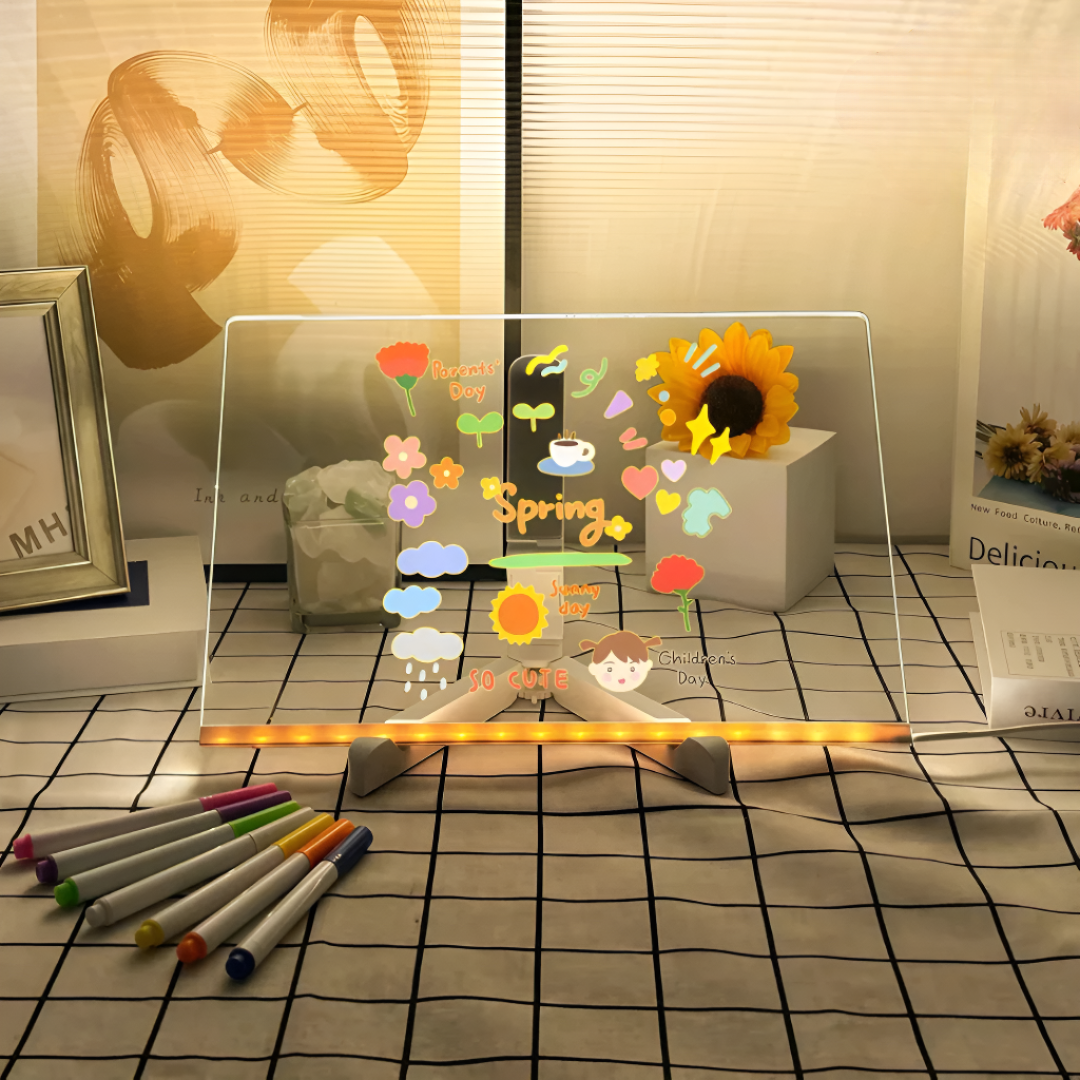 LED Light Up Drawing Board for Kids