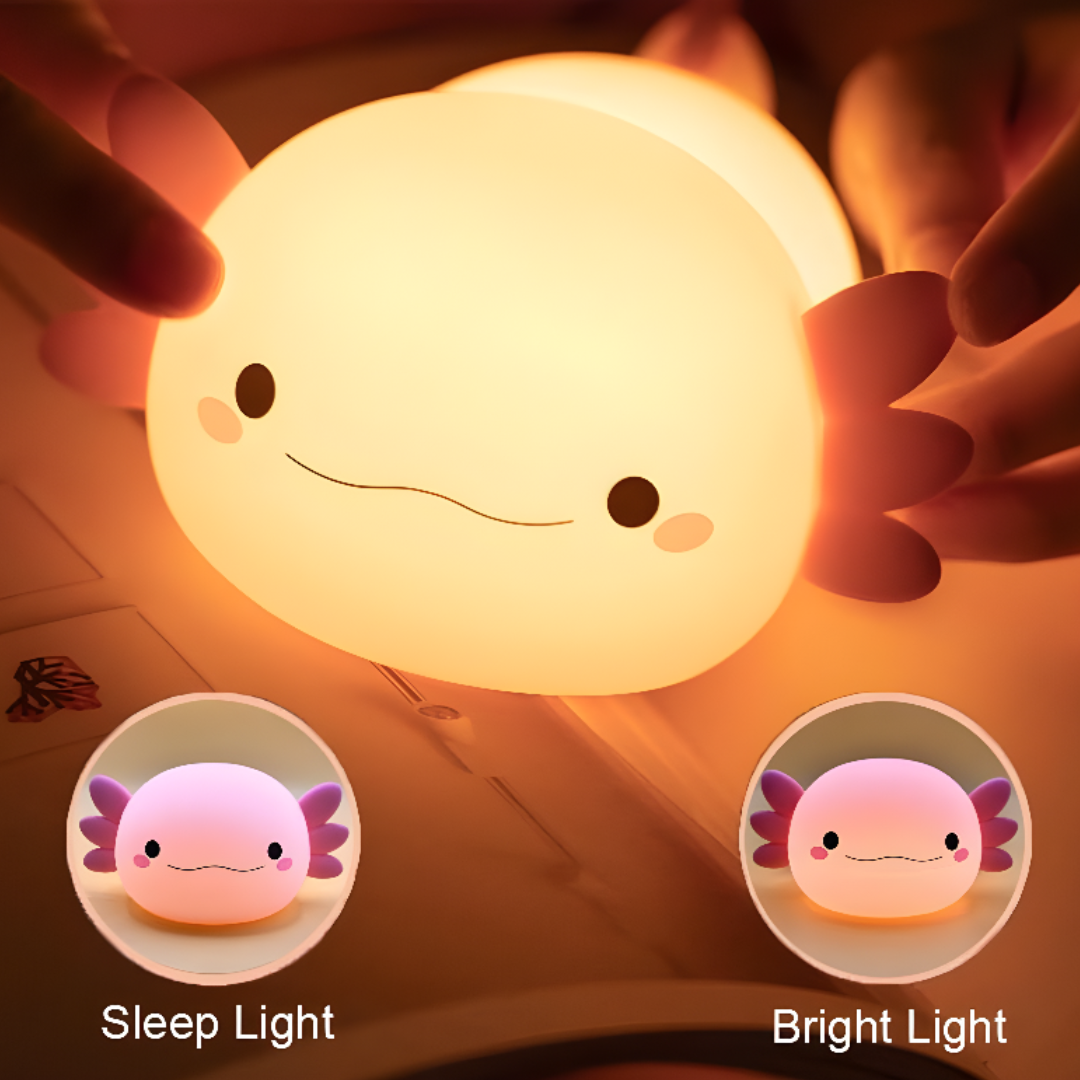 Axolotl Squishy Night Light