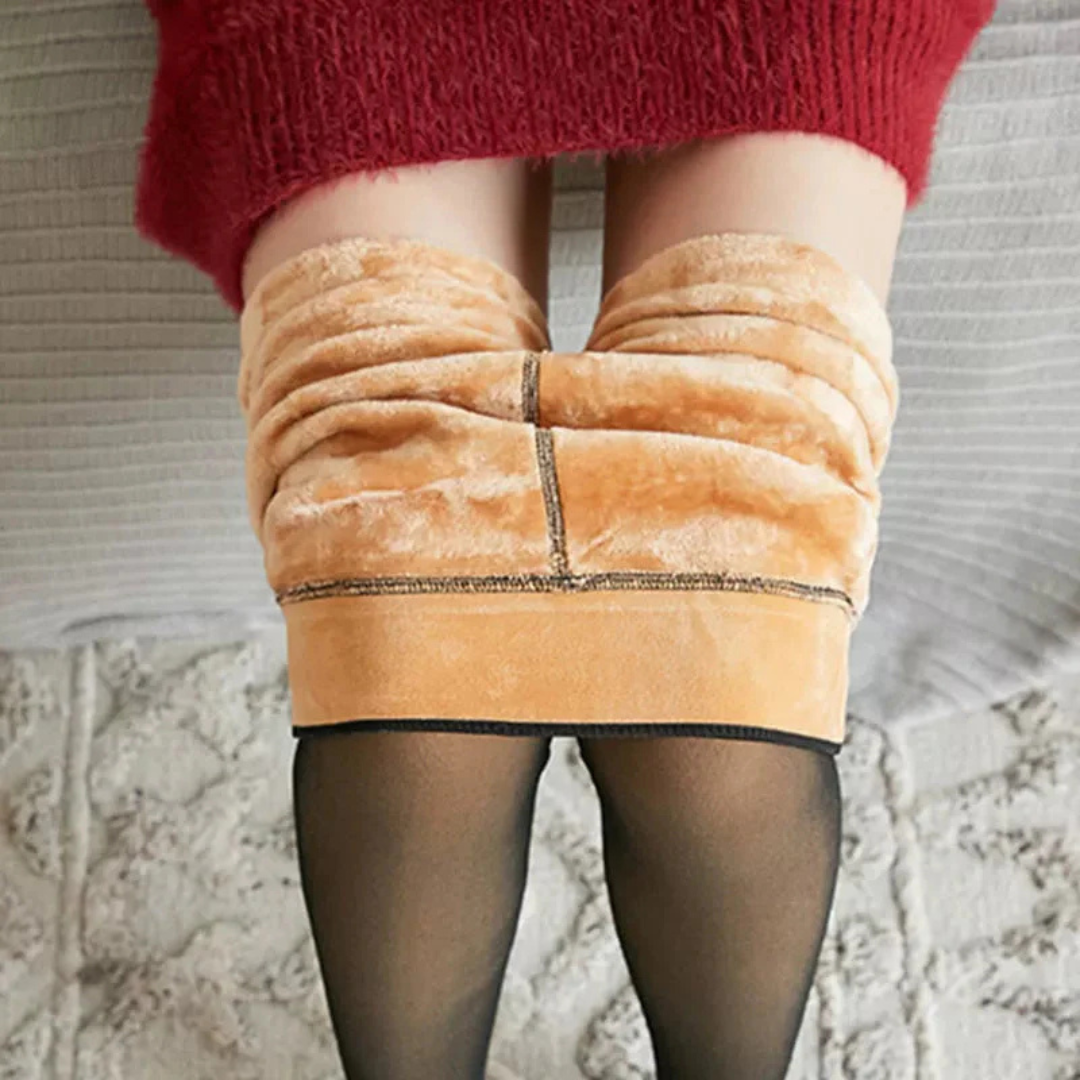 Fleece-Lined Tights for Women