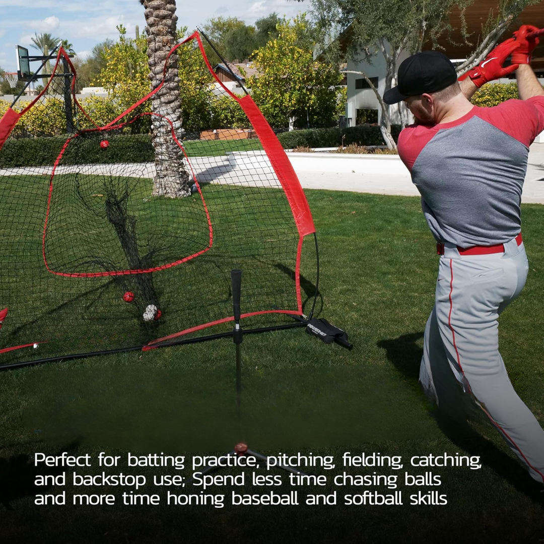 Portable Baseball Hitting Practice Net