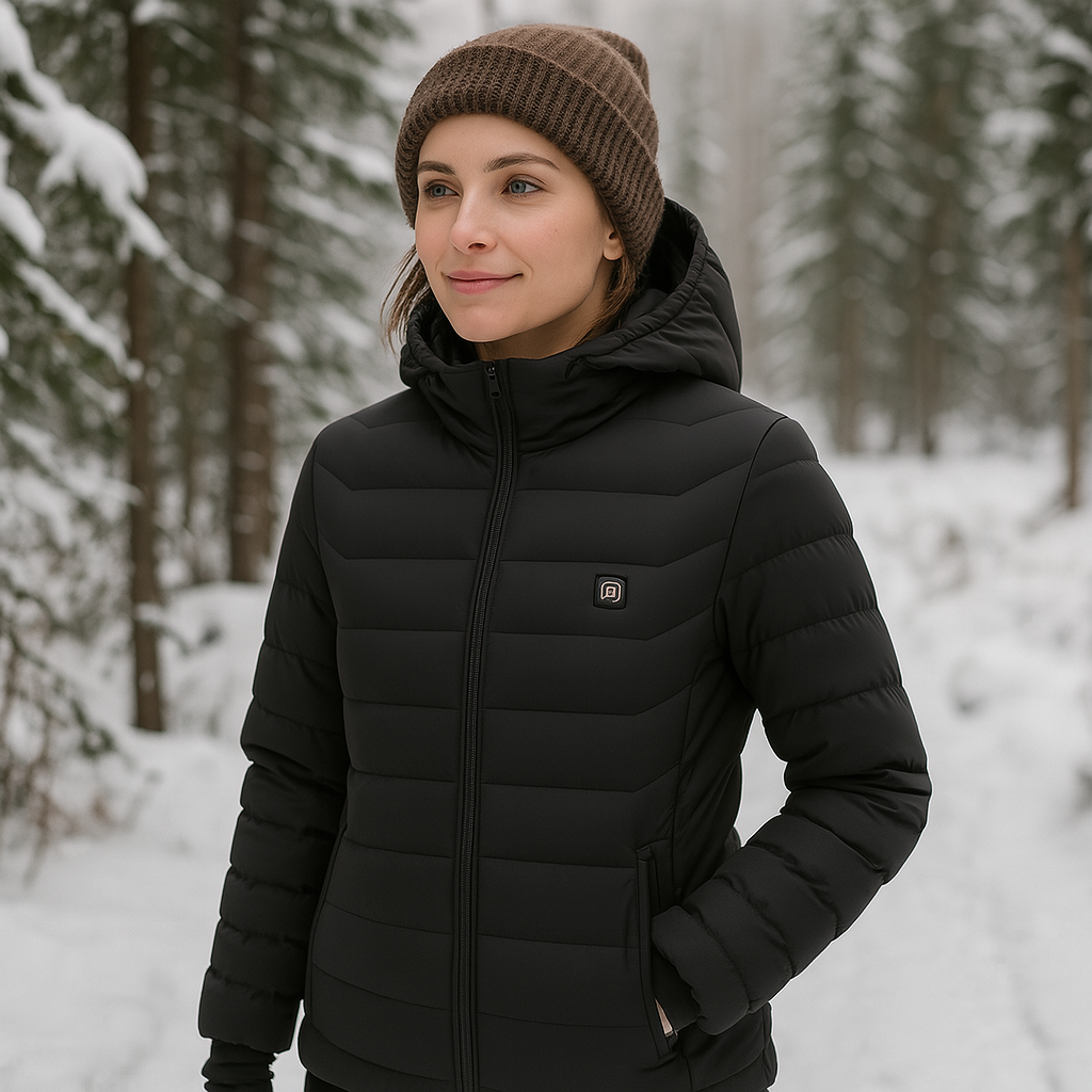 Women’s Thermal Winter Jacket with 9 Heating Panels