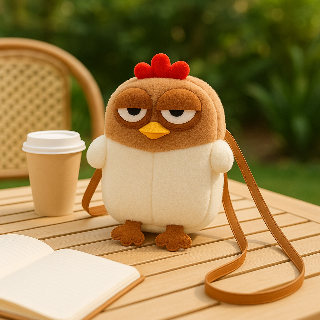 Crossbody Phone Bag — Cute Chicken Mini Pouch For Women