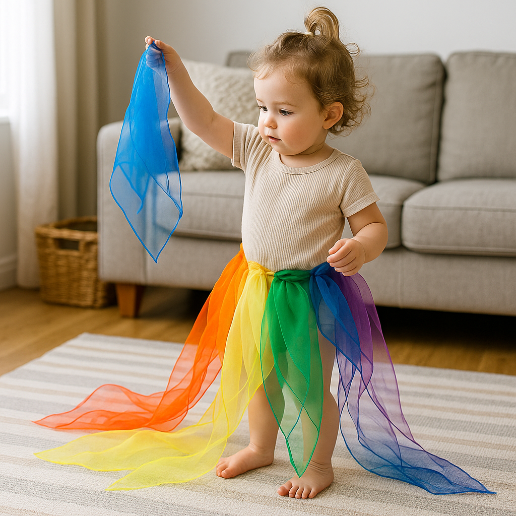 Montessori Toys — Sensory Scarves for Toddlers