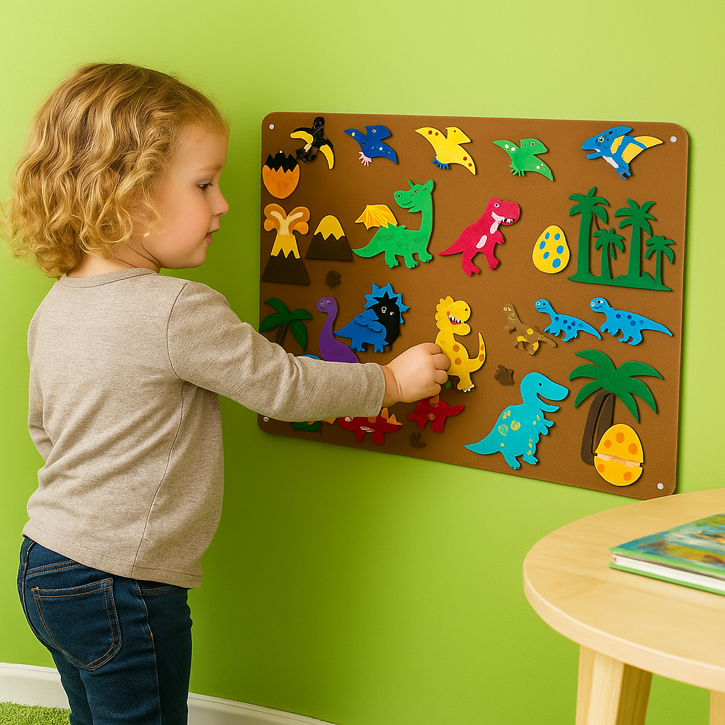 Felt Adventure Board — Interactive Learning Toy for Toddlers