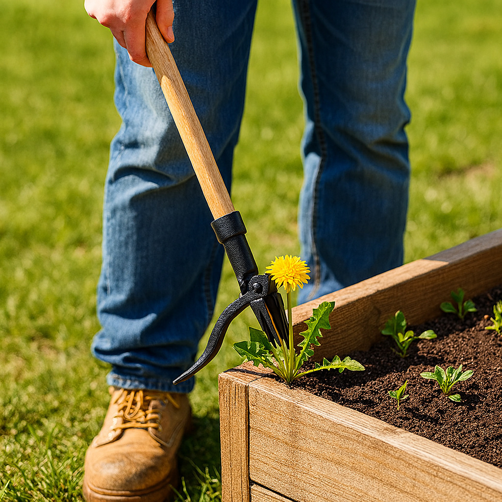 Weed Puller Tool With Long Handle – Stand Up Claw Design