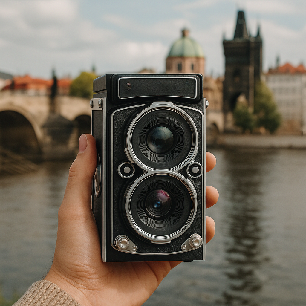 Digital Vlogging Camera for Travel Photography, Dual Lens Design