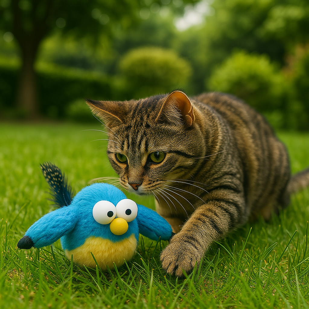 Flying Bird Cat Toy — Interactive Flapping Wings with Sound