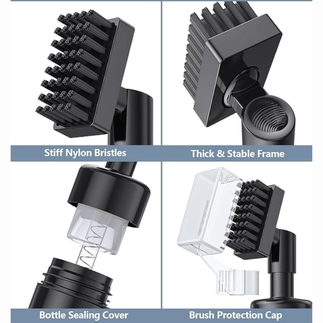 Golf Club Cleaning Brush with Water Spray