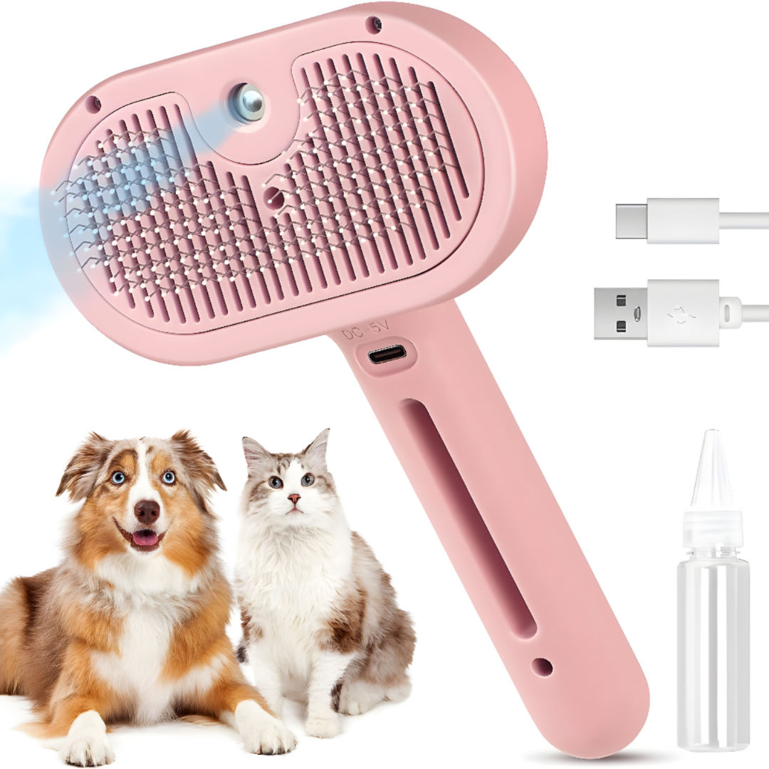 Pet Hair Remover Brush with Steam