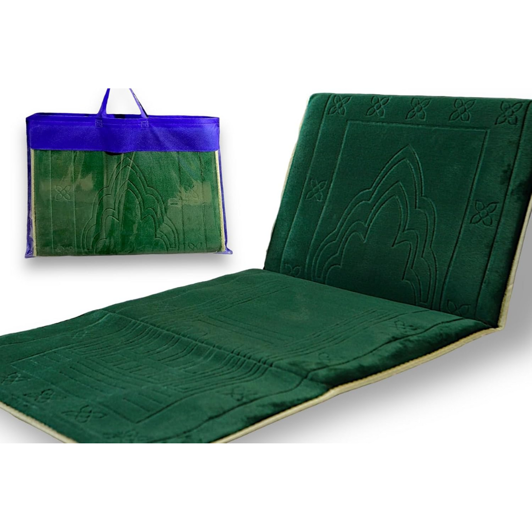 Islam Foldable Prayer Mat with Backrest