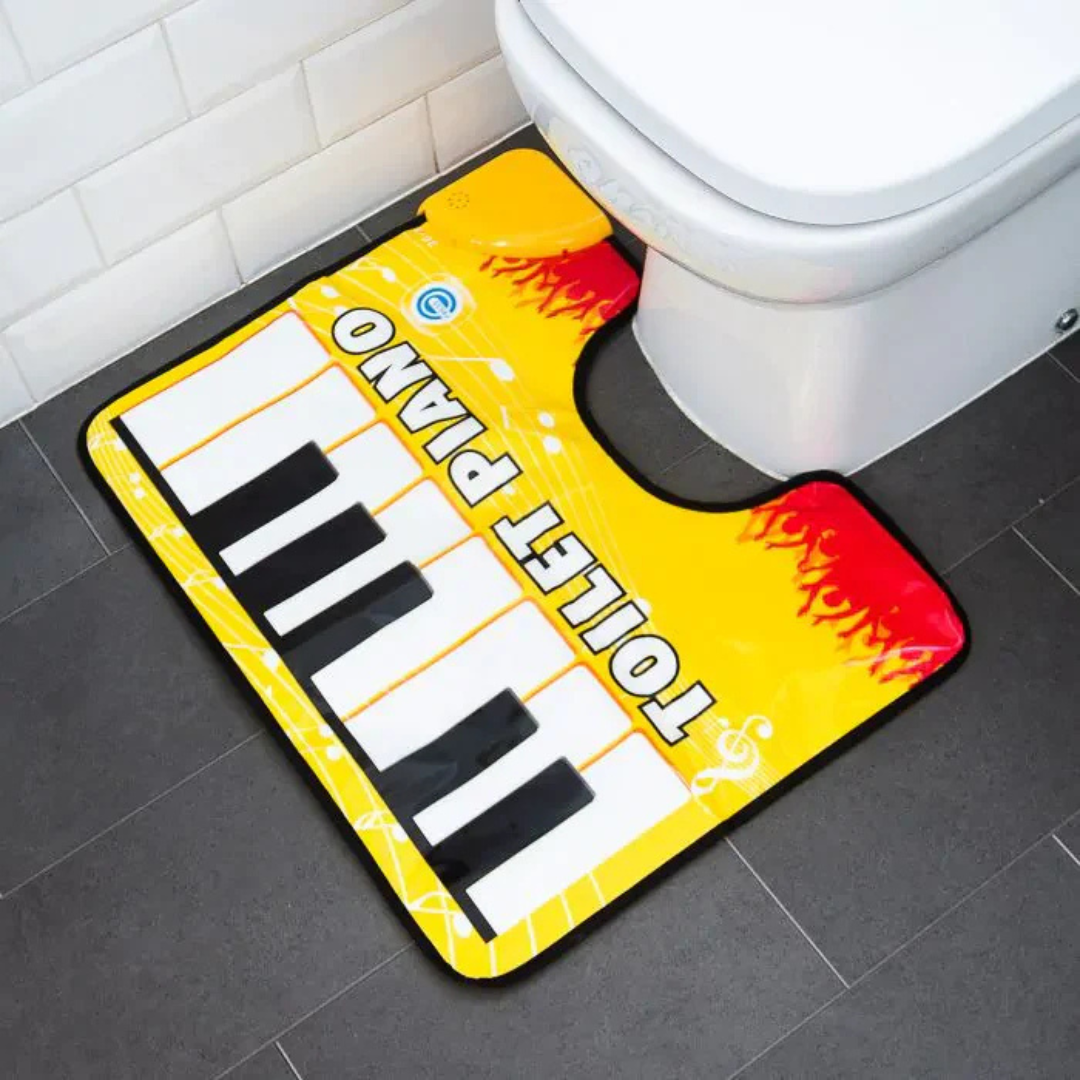 Musical Piano Toilet Mat