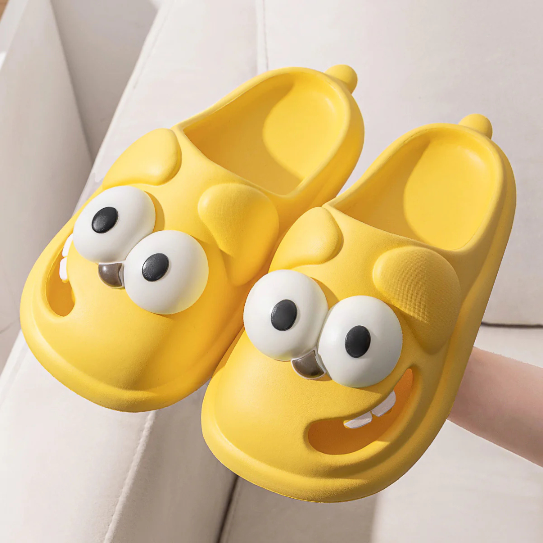 Funny Cartoon Toe Peek Slides