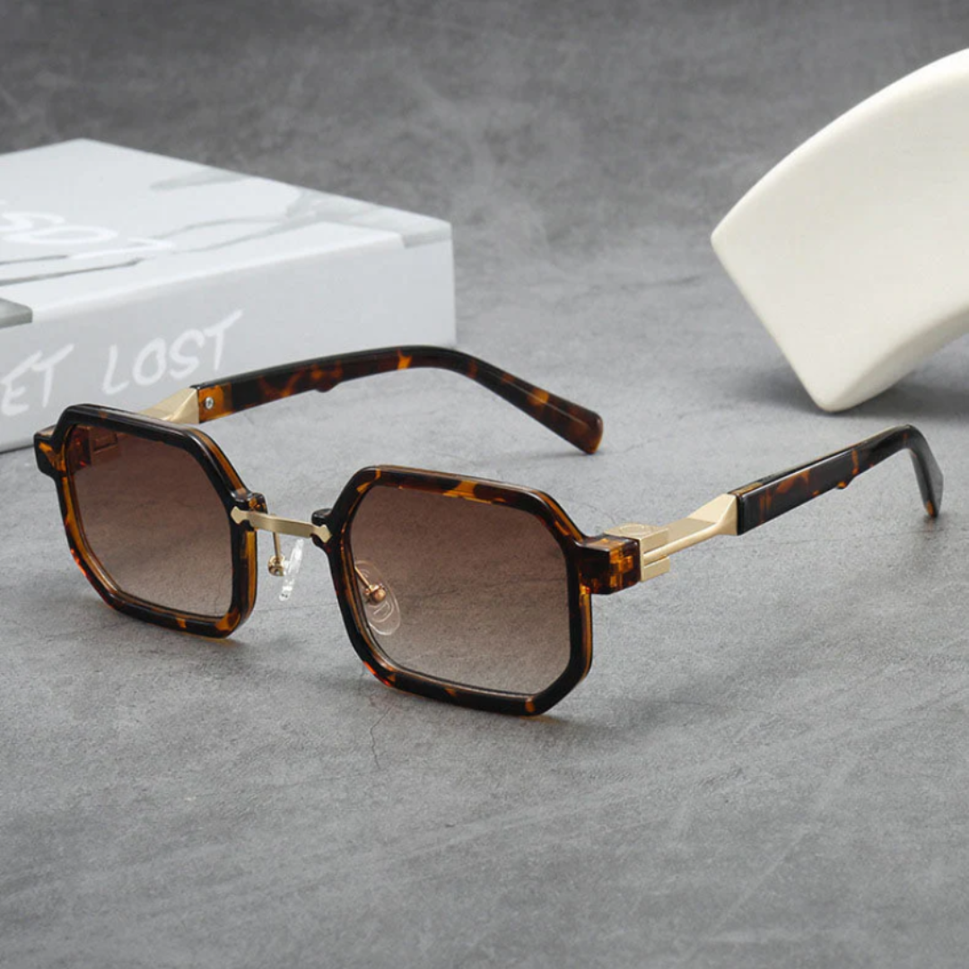 Trendy Geometric Frame Sunglasses for Men and Women