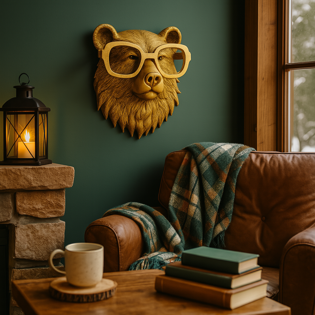 Woodland Wall Mount – Decorative Animal Accent Piece