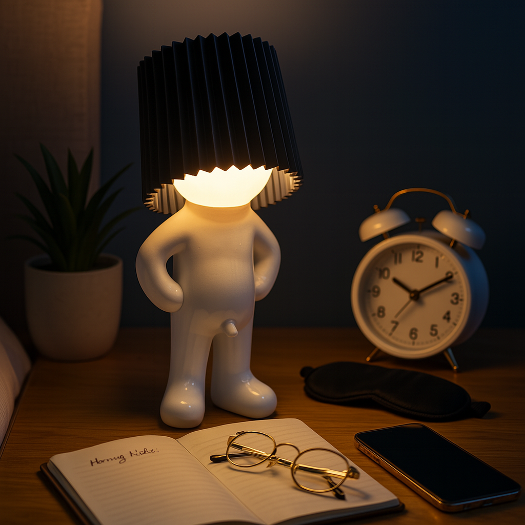 Funny Desk Lamp – Unique Wireless Table Lamp Accent