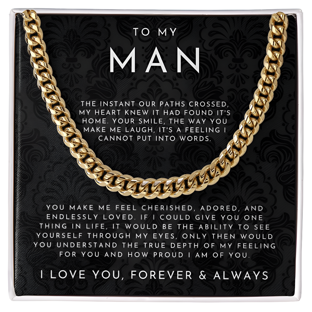 To My Man Necklace