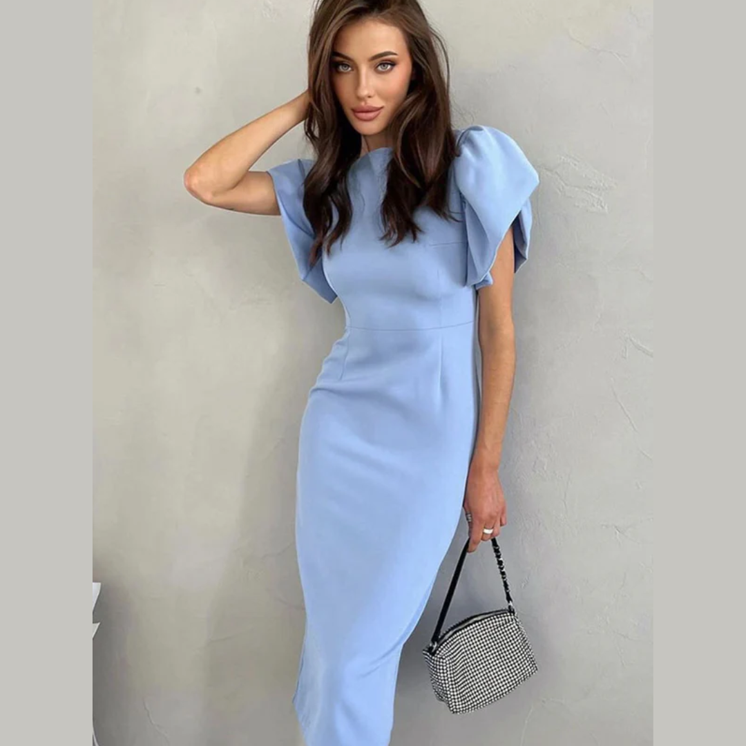 Puff Sleeve Mini Dress for Women