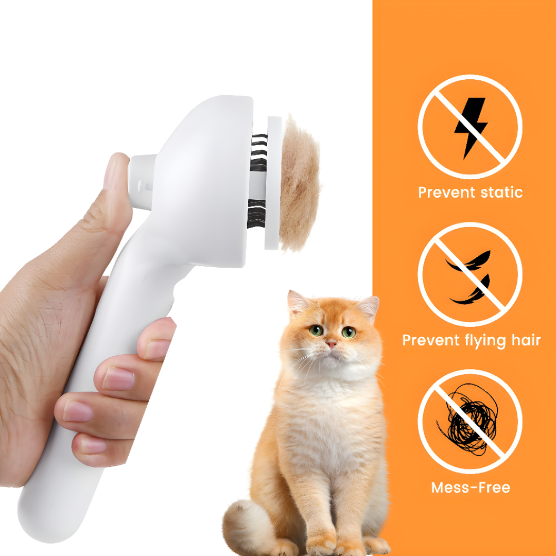 Pet Hair Remover Brush with Steam