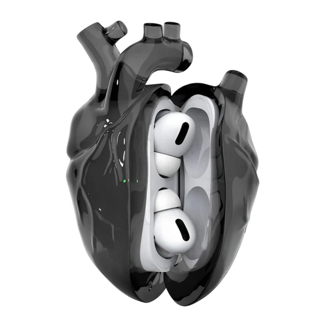 3D Heart Airpods Case