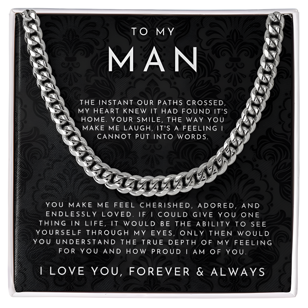 To My Man Necklace