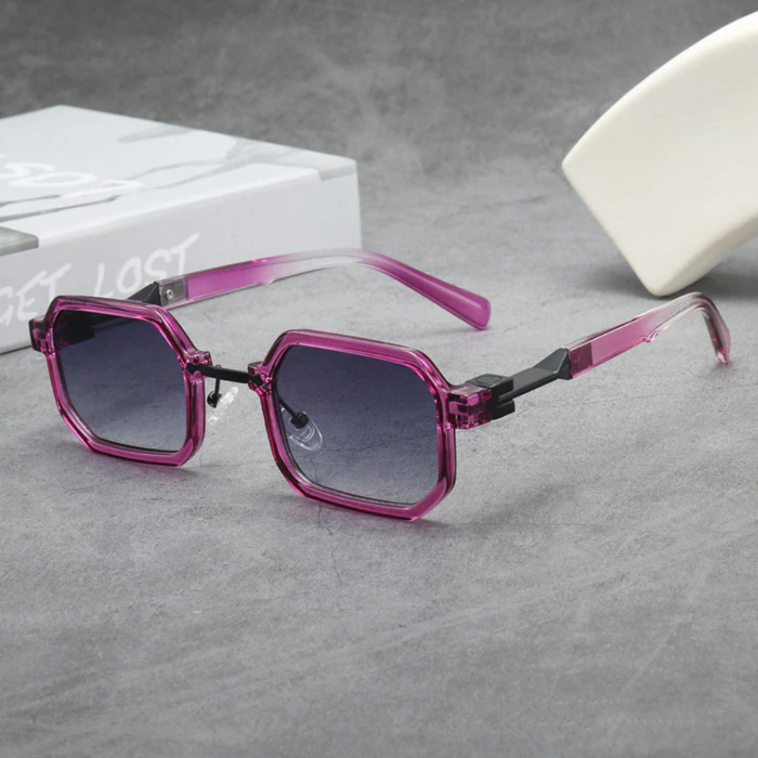 Trendy Geometric Frame Sunglasses for Men and Women