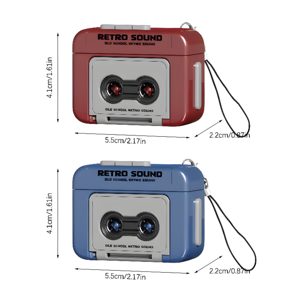 Mini Retro Cassette Player Keychain