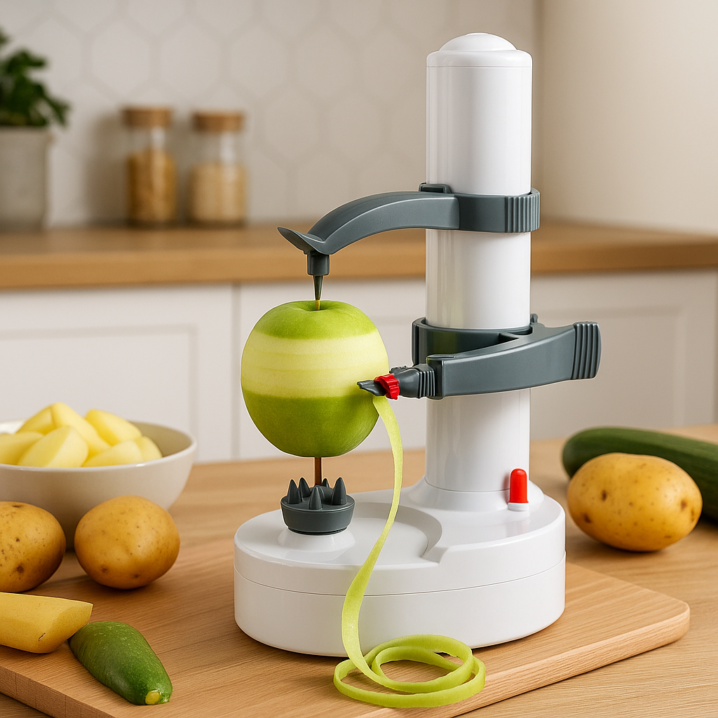 Automatic Fruit Peeler for Apples, Potatoes & More