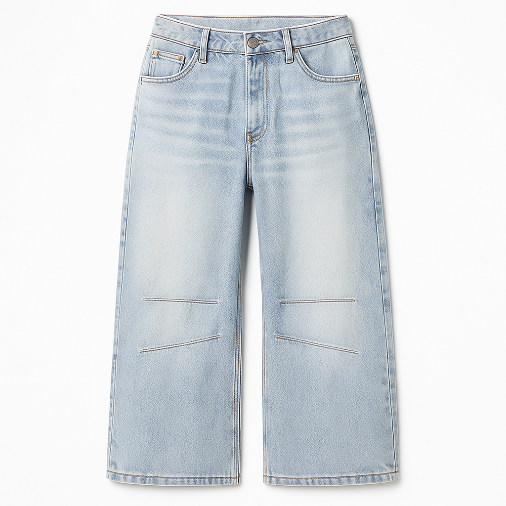 Baggy Barrel Leg Jeans – Vintage Style