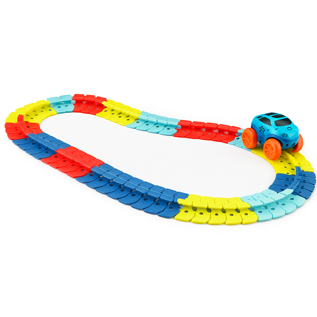 Car Track Toy — Flexible Racing Loop Set