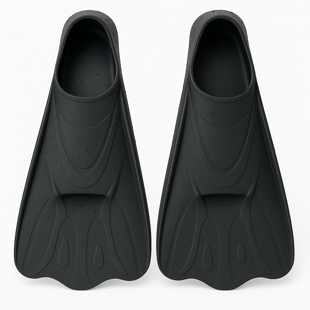Colorful Swim Training Fins for Diving & Pool Activities