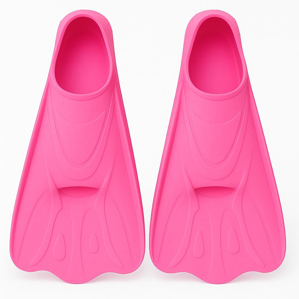Colorful Swim Training Fins for Diving & Pool Activities