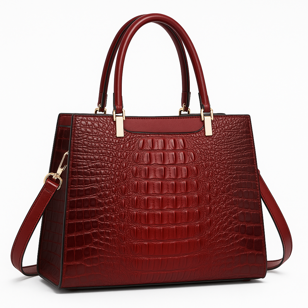 Crocodile Pattern Tote Bag for Women