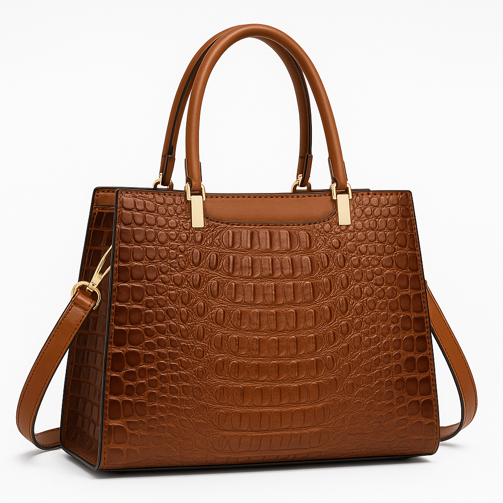 Crocodile Pattern Tote Bag for Women