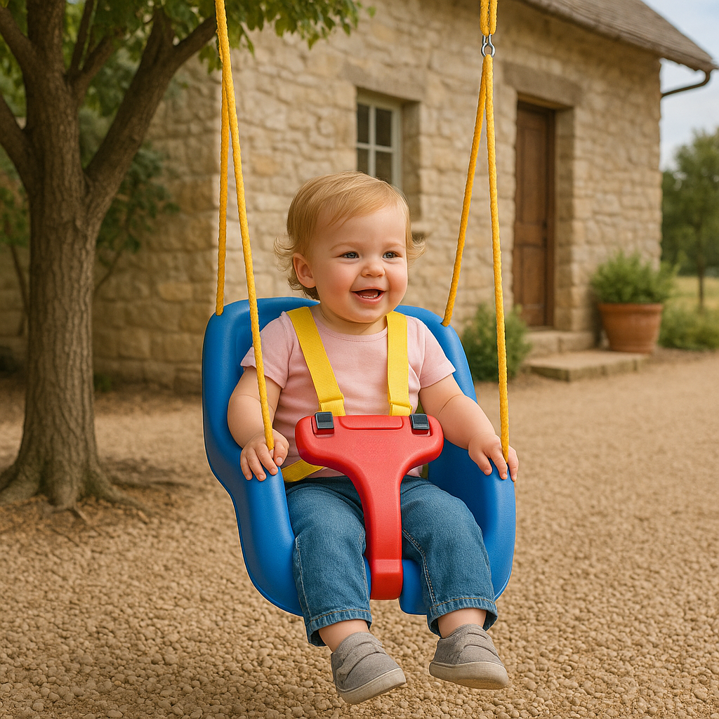 Baby Swing – Outdoor Infant Swing Set with Adjustable Straps