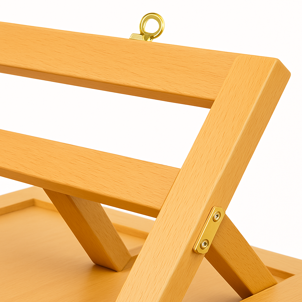 Desktop Organizer – Easel 3 Drawer Adjustable Wooden Storage Box