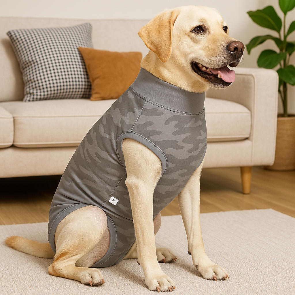 Dog Recovery Suit – Lick-Proof Post-Surgery Pet Onesie