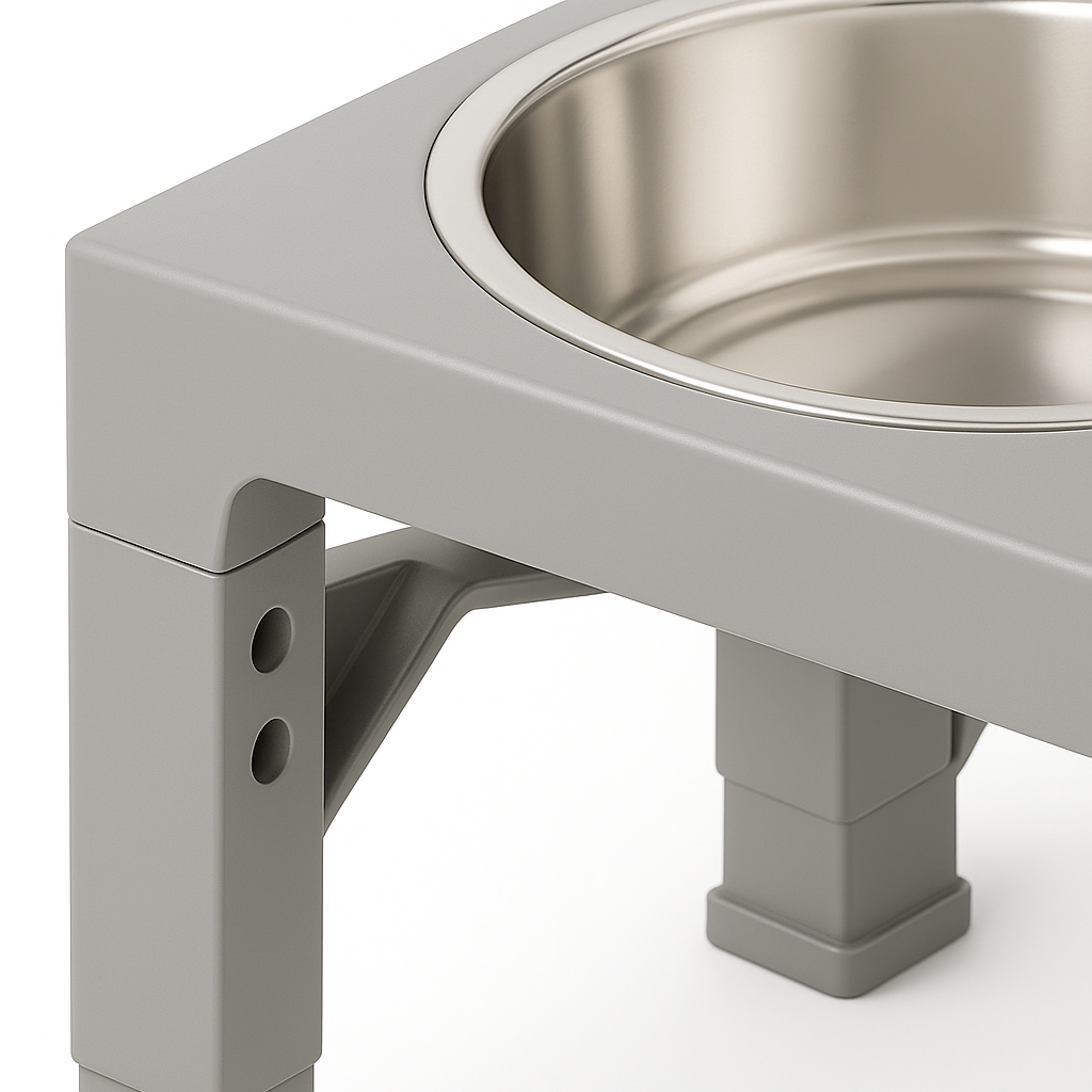 Dog Bowl Stand – Adjustable Height Pet Feeder